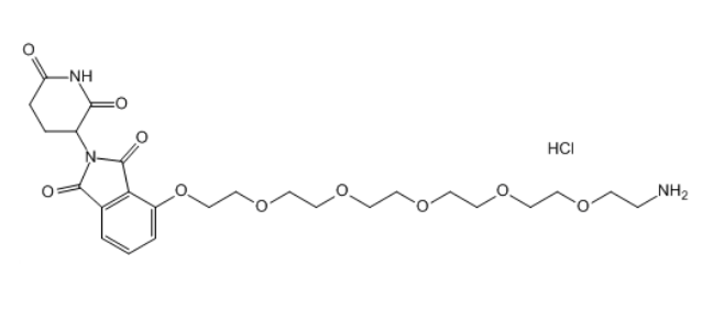 沙利度胺-O-五聚乙二醇-氨基盐酸盐,Thalidomide-O-PEG5-NH2.HCl