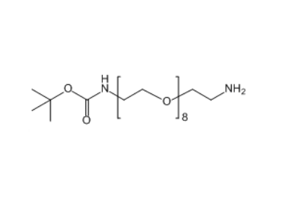 N-叔丁氧羰基-八聚乙二醇-氨基,Boc-NH-PEG8-NH2
