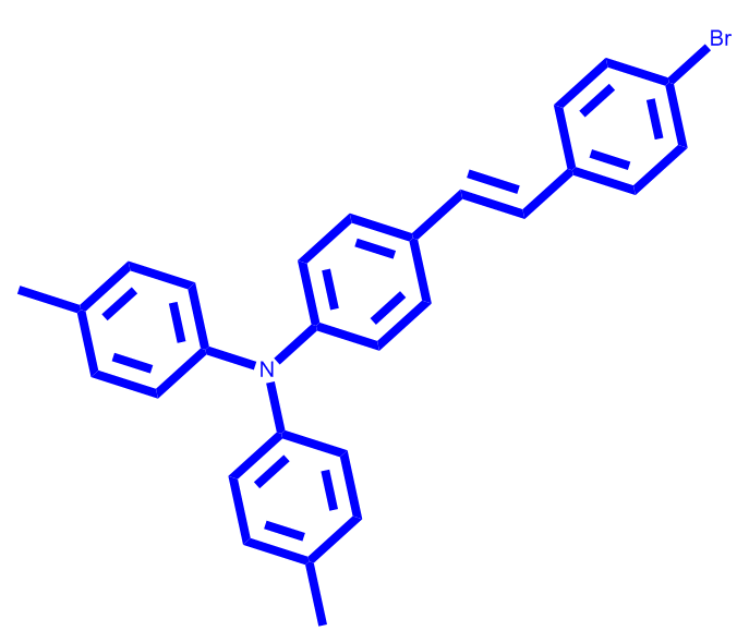 4-[2-(4-溴苯基)乙烯基]-N,N-二(4-甲基苯基)苯胺,(BenzenaMine, 4-[2-(4-broMophenyl)ethenyl]-N,N-bis(4-Methylphenyl)-
