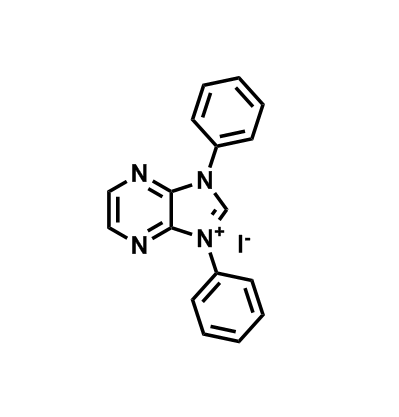 1,3-二苯基-1H-咪唑并[4,5-b]吡嗪-3-鎓碘化物,1,3-Diphenyl-1H-imidazo[4,5-b]pyrazin-3-ium iodide