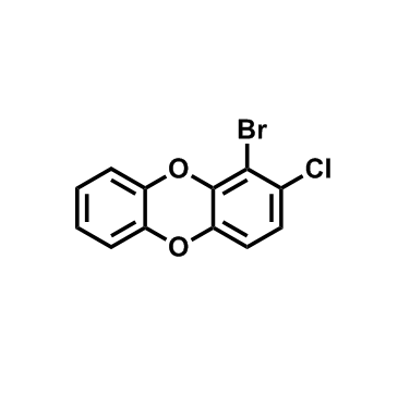 1-溴-2-氯二苯并[b，e] [1,4]二惡英,Dibenzo[b,e][1,4]dioxin, 1-bromo-2-chloro-