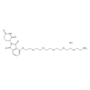 沙利度胺-O-五聚乙二醇-氨基盐酸盐,Thalidomide-O-PEG5-NH2.HCl