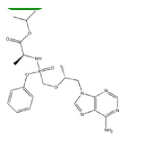 替诺福韦艾拉酚胺(TAF base),N-[[S(P)]-[2-(Adenin-9-yl)-1(R)-methylethoxymethyl](phenoxy)phosphoryl]-L-alanine isopropyl ester