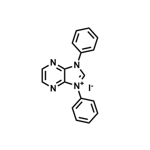 1,3-二苯基-1H-咪唑并[4,5-b]吡嗪-3-鎓碘化物,1,3-Diphenyl-1H-imidazo[4,5-b]pyrazin-3-ium iodide