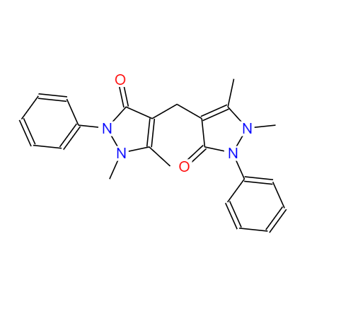 二安替吡啉甲烷,4,4'-methylenebis[1,2-dihydro-1,5-dimethyl-2-phenyl-3H-pyrazol-3-one