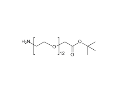 氨基-十二聚乙二醇-乙酸叔丁酯,NH2-PEG12-CH2COOtBu