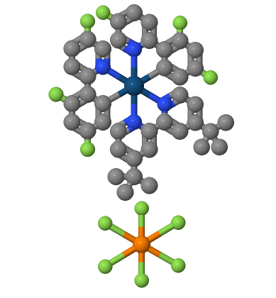 [4,4'-双(1,1-二甲基乙基)-2,2'-联吡啶-κN,κN]双[3,5-二氟-2-(5-氟-2-吡啶基-κN)苯基-κC]六氟磷酸铱,4,4'-Bis(1,1-dimethylethyl)-2,2'-bipyridine]bis[3,5-difluoro-2-(5-fluoro-2-pyridinyl)phenyl]iridium hexafluorophosphate