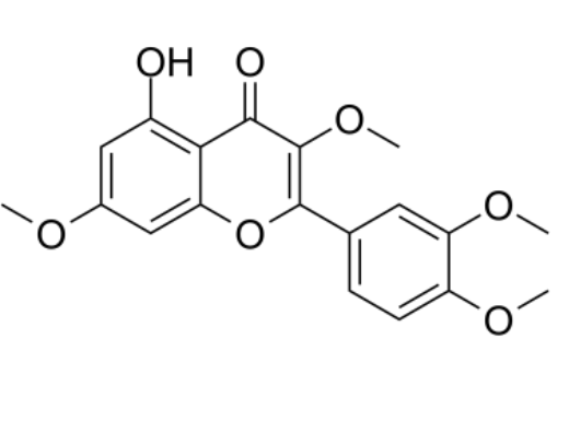 栎精-3,7,3',4'-四甲醚,2-(3,4-dimethoxyphenyl)-5-hydroxy-3,7-dimethoxy-4-benzopyrone