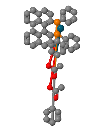 雙乙酸酯{2,2'-雙(二苯基膦)-1,1'-聯(lián)萘}鈀(II),Palladium, bis(acetato-κO)[[1,1'-binaphthalene]-2,2'-diylbis[diphenylphosphine-κP]]-, (SP-4-2)- (9CI)