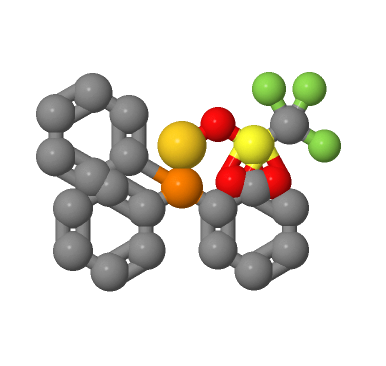 三苯基膦金三氟甲烷磺酸酯,TRIPHENYLPHOSPHINEGOLD(I) TRIFLUOROMETHANESULFONATE