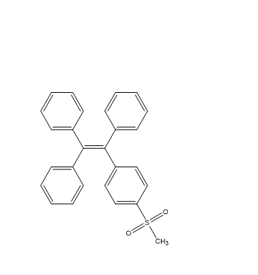 1-甲磺?；?4-（1,2,2- 三乙烯苯基）苯,1-methylsulfonyl-4-(1,2,2-triphenylvinyl)benzene