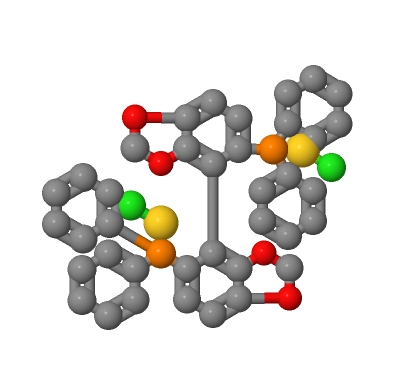 [μ-[(4R)-[4,4'-二-1,3-亚甲基二氧苯]-5,5'-二基双[二苯基膦-κP]]]二氯二金 (9CI),Gold, [μ-[1,1'-(4R)-[4,4'-bi-1,3-benzodioxole]-5,5'-diylbis[1,1-diphenylphosphine-κP]]]dichlorodi-
