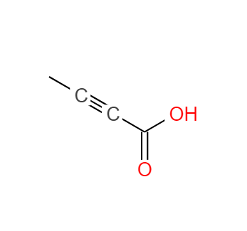2-丁炔酸,2-butynoic acid