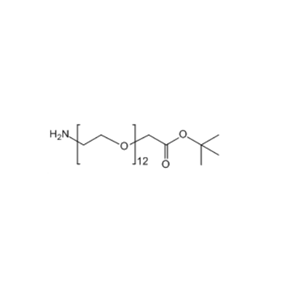 氨基-十二聚乙二醇-乙酸叔丁酯,NH2-PEG12-CH2COOtBu