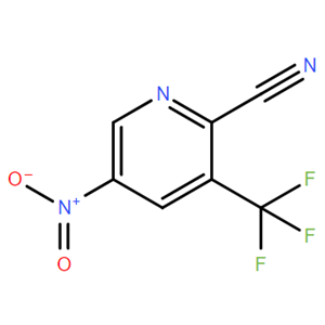 生产 2-氰基-5-硝基-3-(三氟甲基)吡啶 573762-57-9
