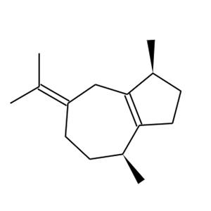 愈创木烯,(1S-cis)-1,2,3,4,5,6,7,8-octahydro-7-isopropylidene-1,4-dimethylazulene