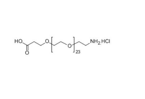 丙酸二十四聚乙二醇氨基盐酸盐,COOH-PEG24-NH2.HCl