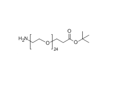 氨基二十四聚乙二醇丙酸叔丁酯,NH2-PEG24-CH2CH2COOtBu