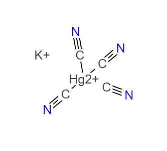 汞氰化钾,Dipotassium tetracyanomercurate