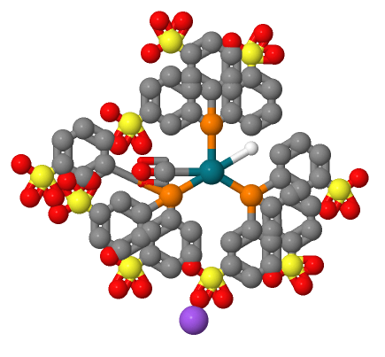 氫化羰基三[三(3-磺酸基苯基)膦水合鈉鹽]銠(I),Rhodate(9-), carbonylhydrotris[[3,3',3''-(phosphinidyne-κP)tris[benzenesulfonato]](3-)]-, sodium (1:9), (TB-5-23)-