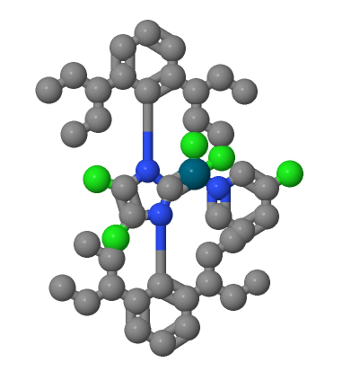 (SP-4-1)-[1,3-雙[2,6-雙(1-乙基丙基)苯基]-4,5-二氯-1,3-二氫-2H-咪唑-2-基亞基]二氯(3-氯吡啶-ΚN)鈀,[1,3-bis[2,6-bis(1-ethylpropyl)phenyl]-4,5-dichloro-imidazol-2-ylidene]-dichloro-(3-chloropyridin-1-ium-1-yl)palladium