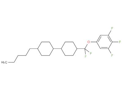 5-[二氟[(反式,反式)-4'-戊基[1,1'-联环己烷]-4-基]甲氧基]-1,2,3-三氟苯,5-[Difluoro[(trans,trans)-4'-pentyl[1,1'-bicyclohexyl]-4-yl]methoxy]-1,2,3-trifluorobenzene
