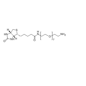 Biotin-PEG7-NH2 1334172-76-7 生物素-七聚乙二醇-氨基