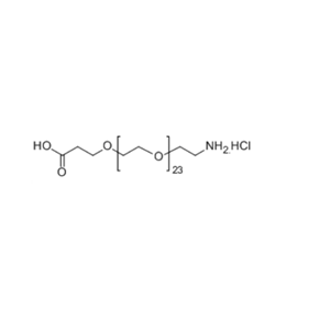 丙酸二十四聚乙二醇氨基盐酸盐,COOH-PEG24-NH2.HCl