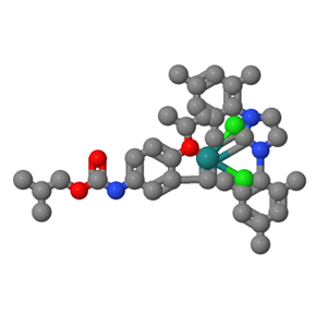 (1,3-双(2,4,6-三甲基苯基)咪唑烷-2-亚基)(2-异丙氧基-5-(异丁基氨基甲酰基)亚苄基)二氯化钌(II),Umicore M73 SIMes