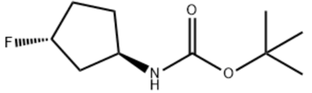 Carbamic acid,N-[(1R,3R)-3-fluorocyclopentyl]-,1,1-dimethylethyl ester,Carbamic acid,N-[(1R,3R)-3-fluorocyclopentyl]-,1,1-dimethylethyl ester