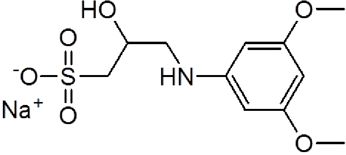 N-(2-羟基-3-磺丙基)-3,5-二甲氧基苯胺 钠盐,N-(2-Hydroxy-3-sulfopropyl)-3,5-dimethoxyaniline sodium salt