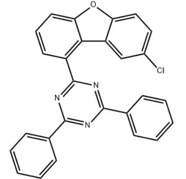 2-[(8-氯-二苯并呋喃)-1-基]-4,6-二苯基-1,3,5-三嗪,2-(8-chloro-1-dibenzofuranyl)-4,6-diphenyl-1,3,5-Triazine