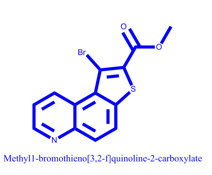 1-溴苯并[3,2-f]喹啉-2-羧酸甲酯,Methyl 1-bromothieno[3,2-f]quinoline-2-carboxylate