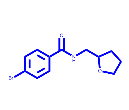 4-bromo-N-(oxolan-2-ylmethyl)benzamide,4-bromo-N-(oxolan-2-ylmethyl)benzamide