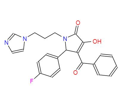 1-(3-(1H-imidazol-1-yl)propyl)-4-benzoyl-5-(4-fluorophenyl)-3-hydroxy-1H-pyrrol-2(5H)-one