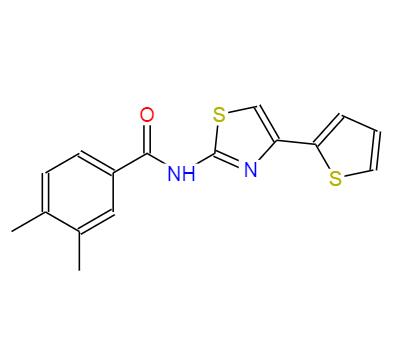 Benzamide, 3,4-dimethyl-N-[4-(2-thienyl)-2-thiazolyl]-,Benzamide, 3,4-dimethyl-N-[4-(2-thienyl)-2-thiazolyl]-