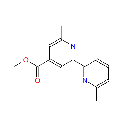 6,6'-二甲基-[2,2'-联吡啶]-4-羧酸甲酯,4-methoxycarbonyl-6,6'-dimethyl-2,2'-bipyridine