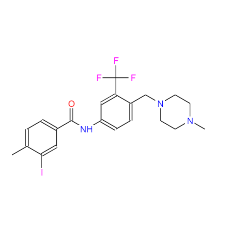3-碘-4-甲基-N-[4-[(4-甲基-1-哌嗪基)甲基]-3-(三氟甲基)苯基]苯甲酰胺,BenzaMide, 3-iodo-4-Methyl-N-[4-[(4-Methyl-1-piperazinyl)Methyl]-3-(trifluoroMethyl)phenyl]-