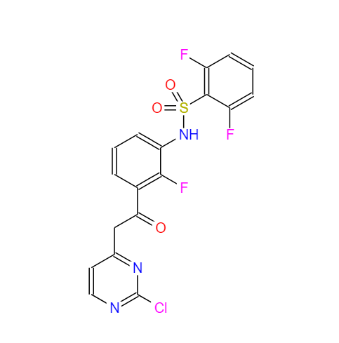 达拉非尼杂质1,N-(3-(2-(2-chloropyriMidin-4-yl)acetyl)-2-fluorophenyl)-2,6-difluorobenzenesulfonaMide