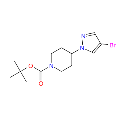 4-(4-溴吡唑-1-基)哌啶-1-甲酸叔丁酯,4-(4-Bromopyrazol-1-yl)piperidine-1-carboxylic acid tert-butyl ester