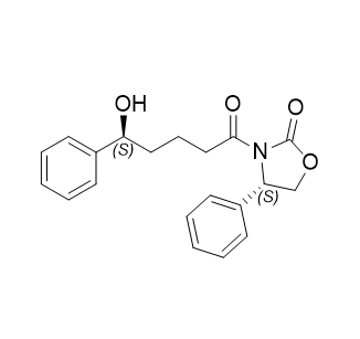 依折麦布杂质M,(S)-3-((S)-5-hydroxy-5-phenylpentanoyl)-4-phenyloxazolidin-2-one