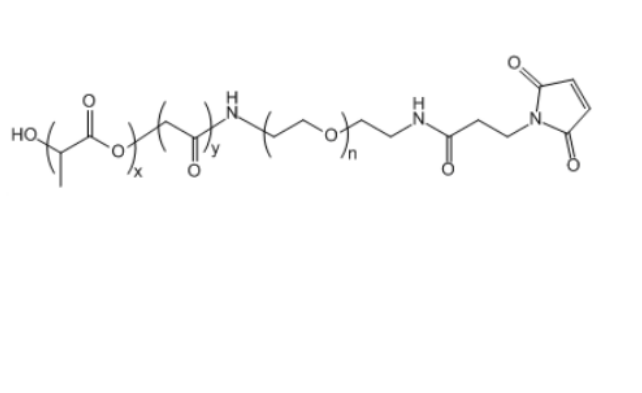 聚(乳酸-羟基乙酸)共聚物(15K)-聚乙二醇-马来酰亚胺,PLGA(15K)-PEG-Mal