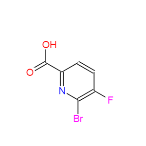 6-溴-5-氟-2-吡啶甲酸,6-Bromo-5-fluoro-2-pyridinecarboxylic acid