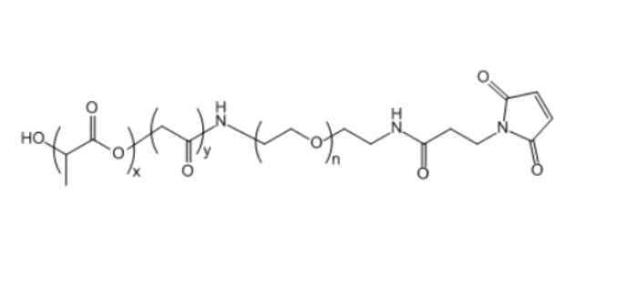 聚（乳酸-共-乙醇酸）(10K)-聚乙二醇-馬來酰亞胺,PLGA(10K)-PEG-Mal