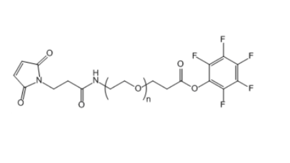 马来酰亚胺-聚乙二醇-五氟苯酯,Mal-PEG-PFP