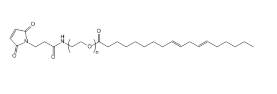 亞油酸-聚乙二醇-馬來酰亞胺,LNA-PEG-Mal