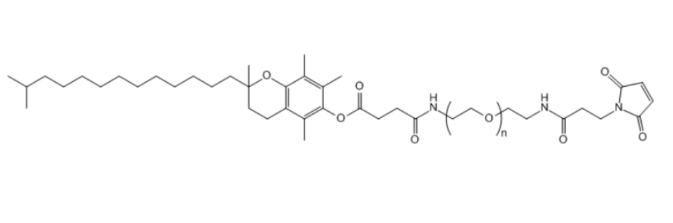 维生素E-聚乙二醇-马来酰亚胺,Tocopherol-PEG-Mal