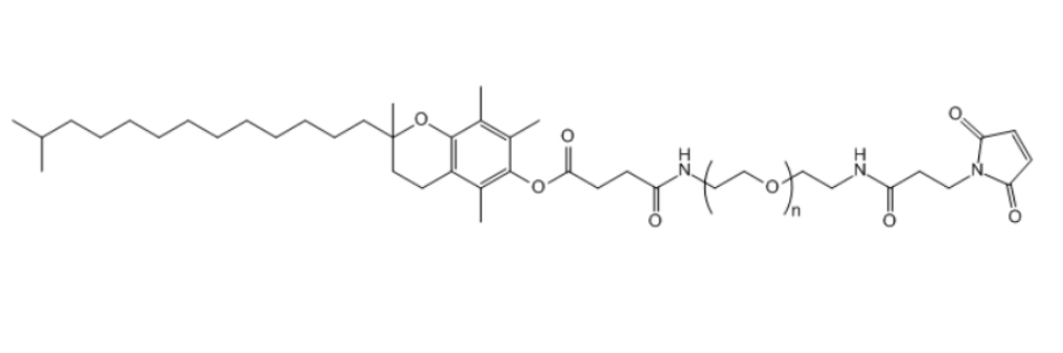 維生素E-聚乙二醇-馬來(lái)酰亞胺,Tocopherol-PEG-Mal