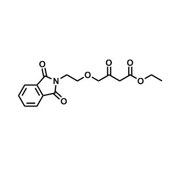 4-(2-邻苯二甲酰亚胺基乙氧基)乙酰乙酸乙酯,Ethyl 4-(2-(1,3-dioxoisoindolin-2-yl)ethoxy)-3-oxobutanoate