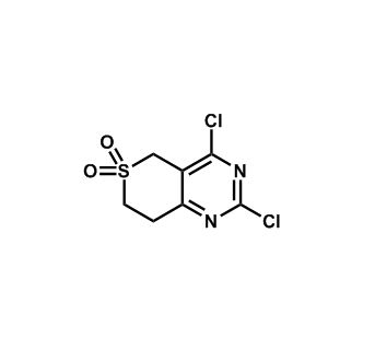 2,4-二氯-7,8-二氢-5H-噻喃并[4,3-D]嘧啶 6,6-二氧化物,2,4-Dichloro-7,8-dihydro-5H-thiopyrano[4,3-d]pyrimidine 6,6-dioxide